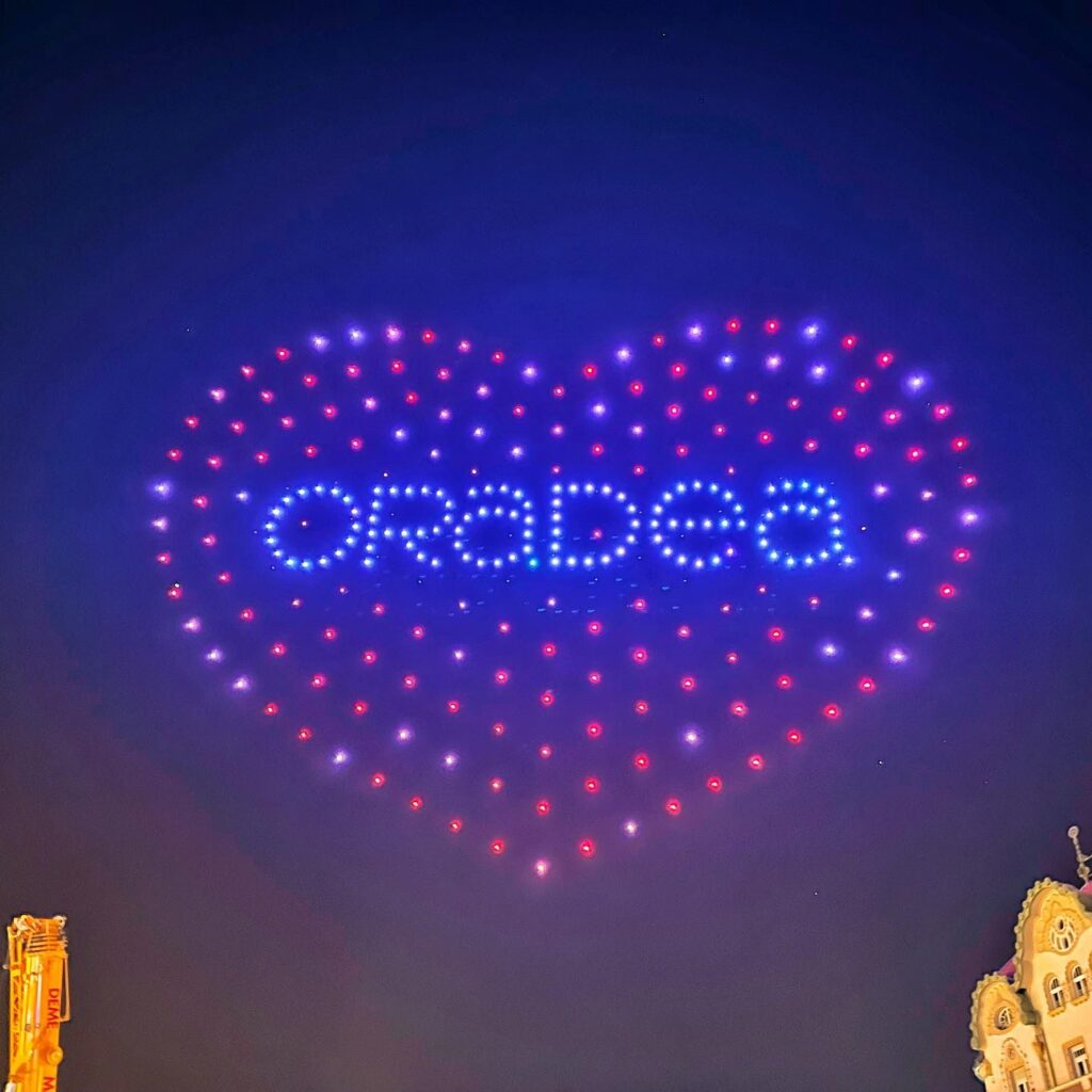 spectacol cu drone